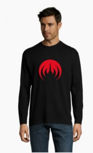 MAGMA Men\'s Long Sleeve T-Shirt, red logo