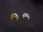 Golden Magma logo pin's