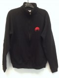 MAGMA logo zipped sweatshirt Red embroidery