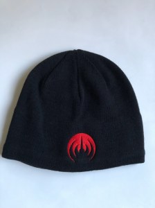 MAGMA beanie embroidered logo red