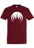 BURGUNDY/WHITE MAGMA T-SHIRT