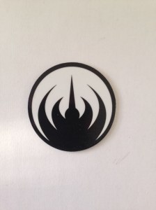 MAGNET MAGMA LOGO WHITE