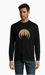 MAGMA Men\'s Long Sleeve T-Shirt, golden logo