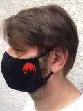MAGMASK noir / logo rouge 
