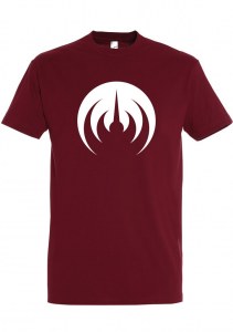 T-Shirt MAGMA bordeaux sigle blanc