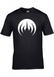  T-Shirt Homme MAGMA, noir sigle blanc