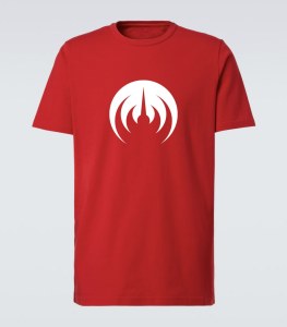 T-Shirt MAGMA rouge sigle blanc